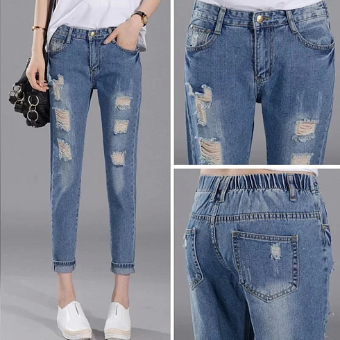 55160  Джинсы жен ЛЮКС, большие р-ры, кг